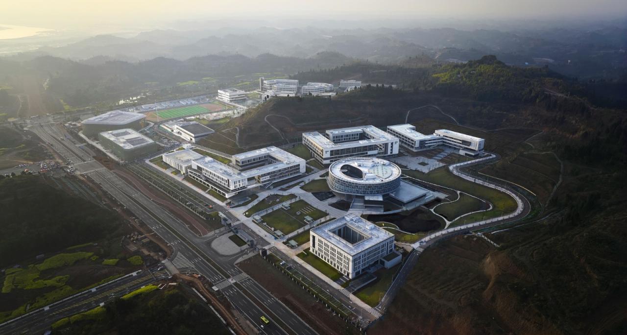 BIM建筑|重庆电力高等专科学校图书馆 / 天津大学设计总院·顾志宏工作室 BIM建筑|重庆电力高等专科学校图书馆 / 天津大学设计总院·顾志宏工作室