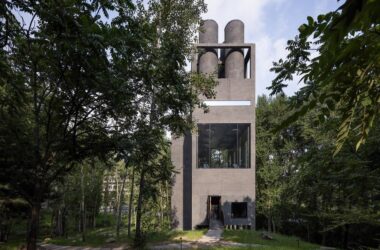 BIM建筑|雾灵山眼石汤泉,林中仪器 / 直向建筑-BIM建筑网
