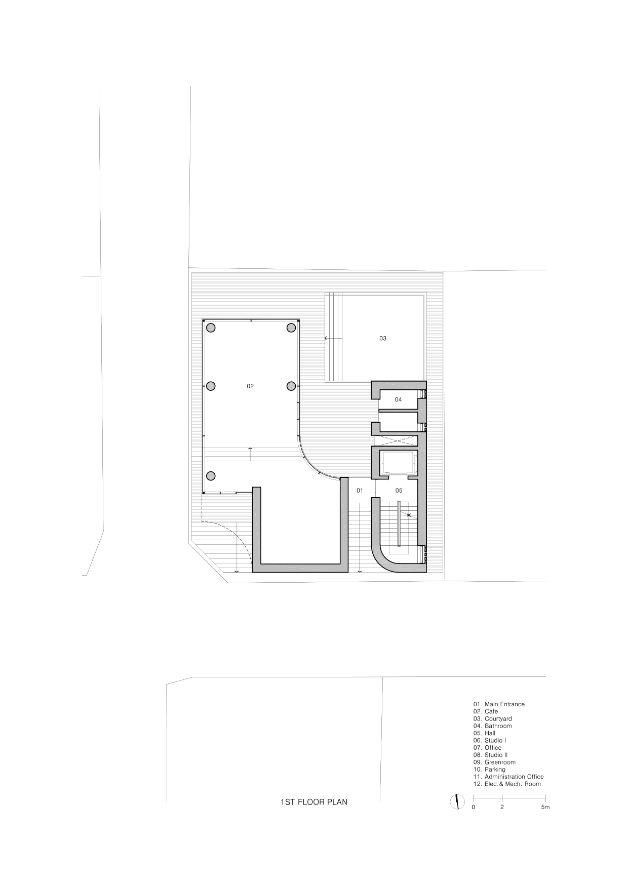 BIM建筑|Montage Hannam 电影工作室及总部 / stpmj BIM建筑|Montage Hannam 电影工作室及总部 / stpmj