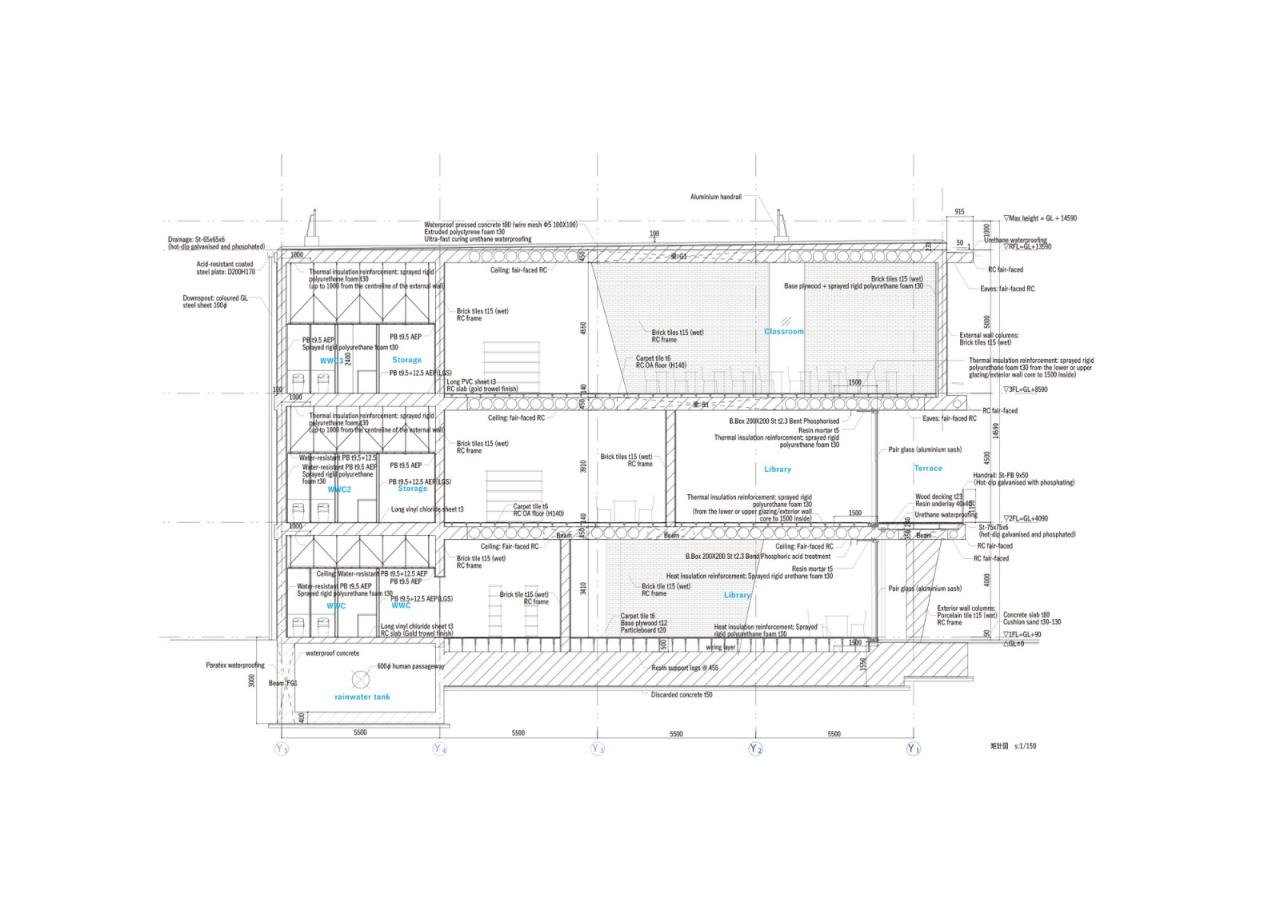 BIM建筑|湘南工科大学附属高中图书馆 / kousou + Fukei Co. BIM建筑|湘南工科大学附属高中图书馆 / kousou + Fukei Co.