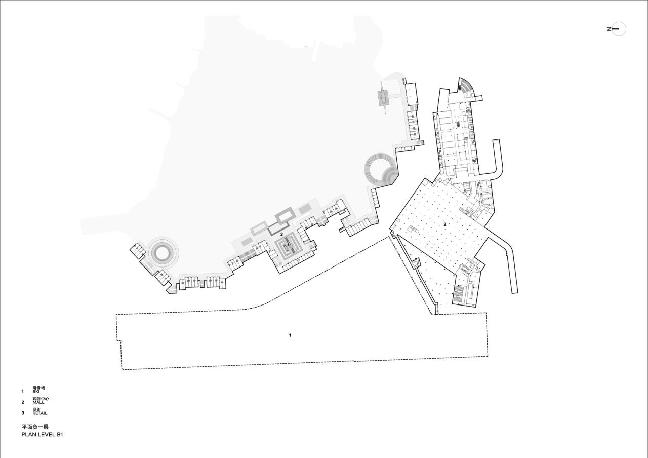 BIM建筑|武汉甘露山国际滑雪场 / CLOU 柯路建筑 BIM建筑|武汉甘露山国际滑雪场 / CLOU 柯路建筑
