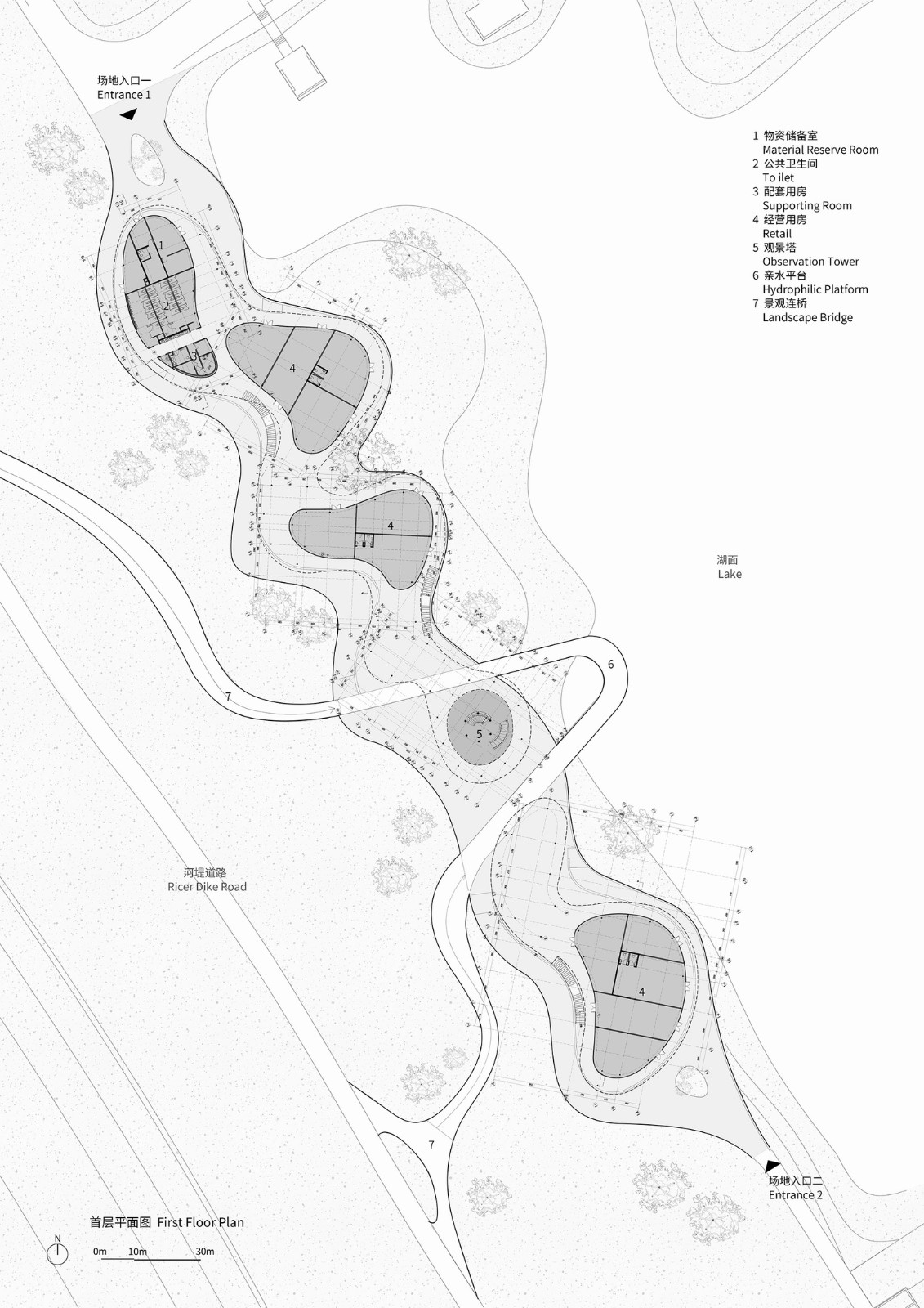 BIM建筑|凫岛 · 鲁家滩湿地公园商业服务中心 / MUDA 慕达建筑 BIM建筑|凫岛 · 鲁家滩湿地公园商业服务中心 / MUDA 慕达建筑