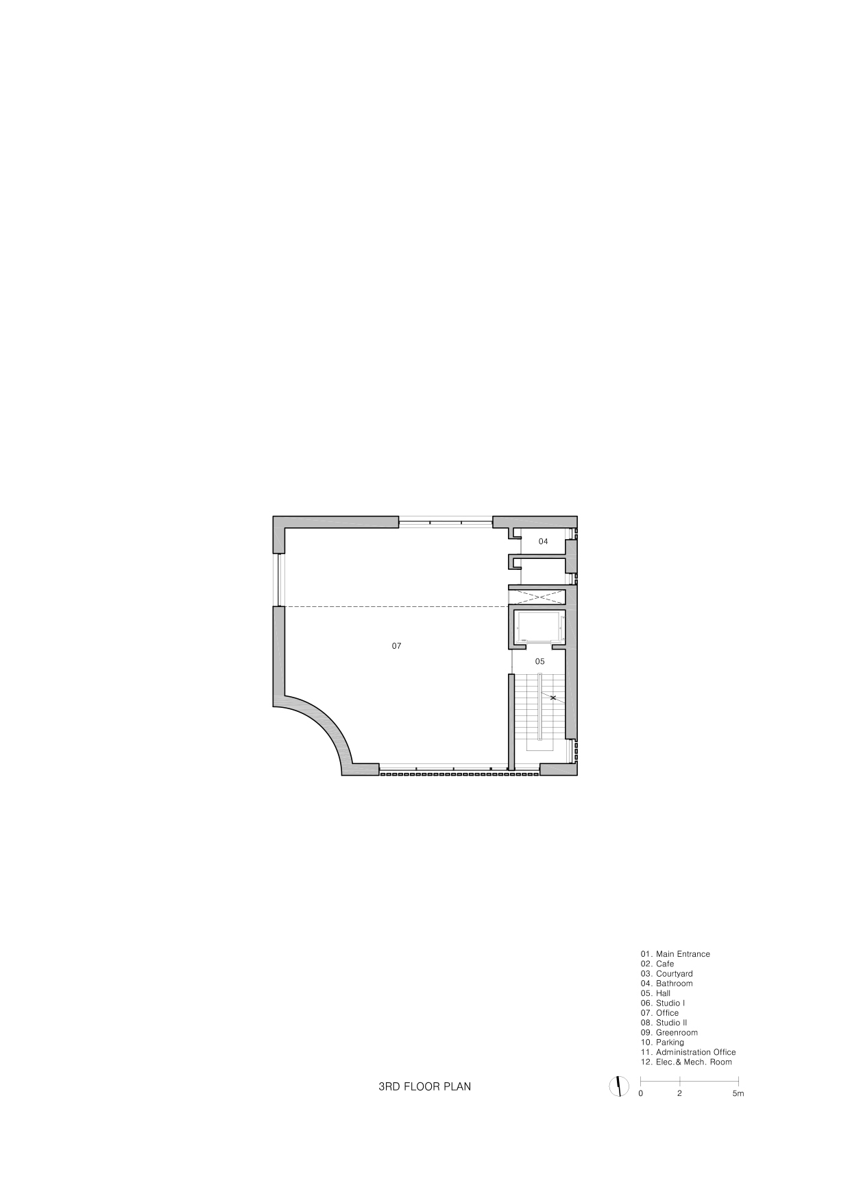 BIM建筑|Montage Hannam 电影工作室及总部 / stpmj BIM建筑|Montage Hannam 电影工作室及总部 / stpmj