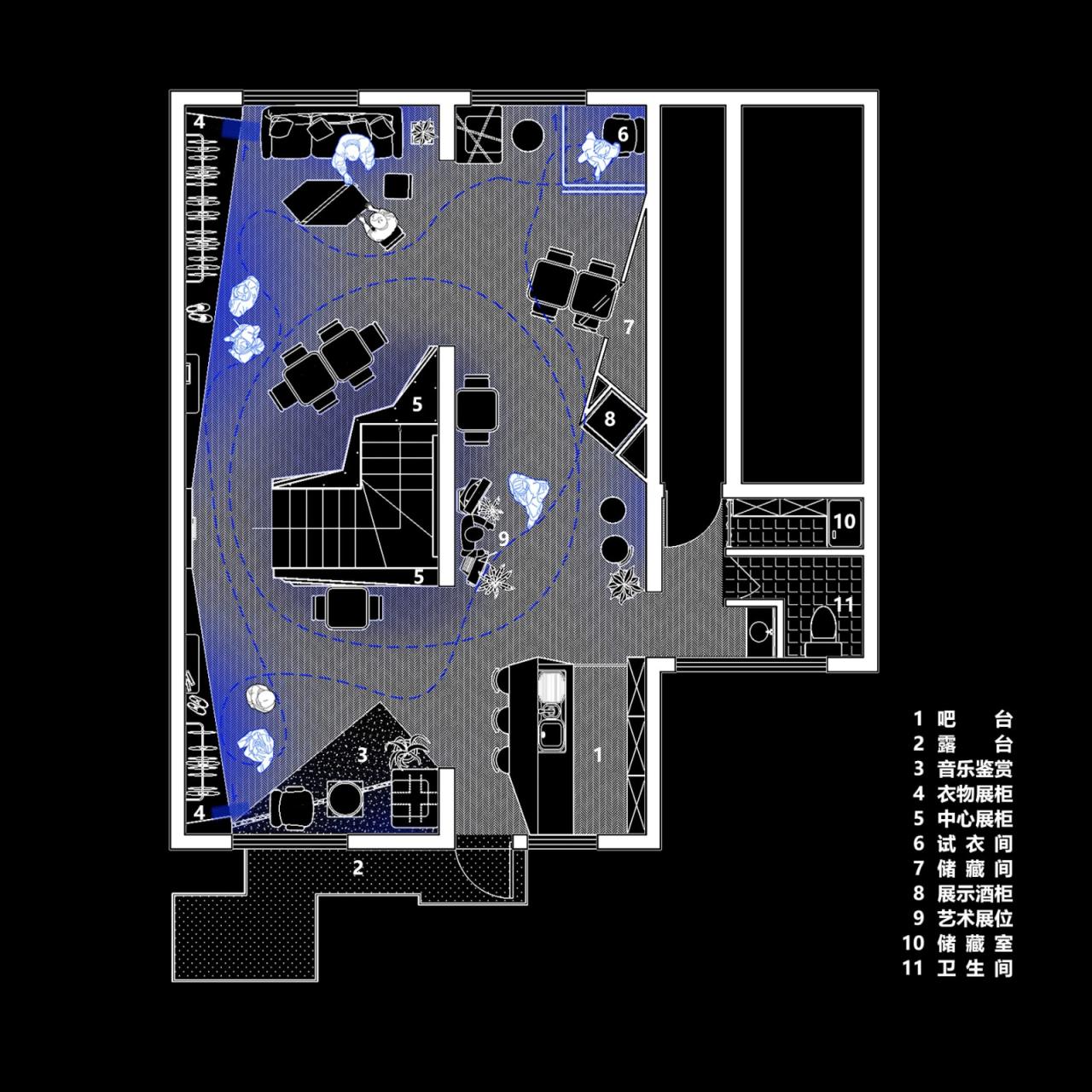 BIM建筑|On Top蒸汽波酒吧与买手店:融合艺术与空间 / 米黑建筑 BIM建筑|On Top蒸汽波酒吧与买手店:融合艺术与空间 / 米黑建筑