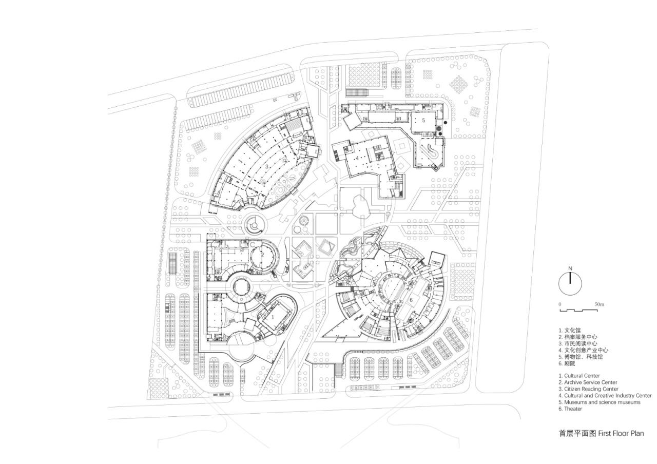 BIM建筑|武汉东西湖文化中心 / 中国院大器工作室 BIM建筑|武汉东西湖文化中心 / 中国院大器工作室