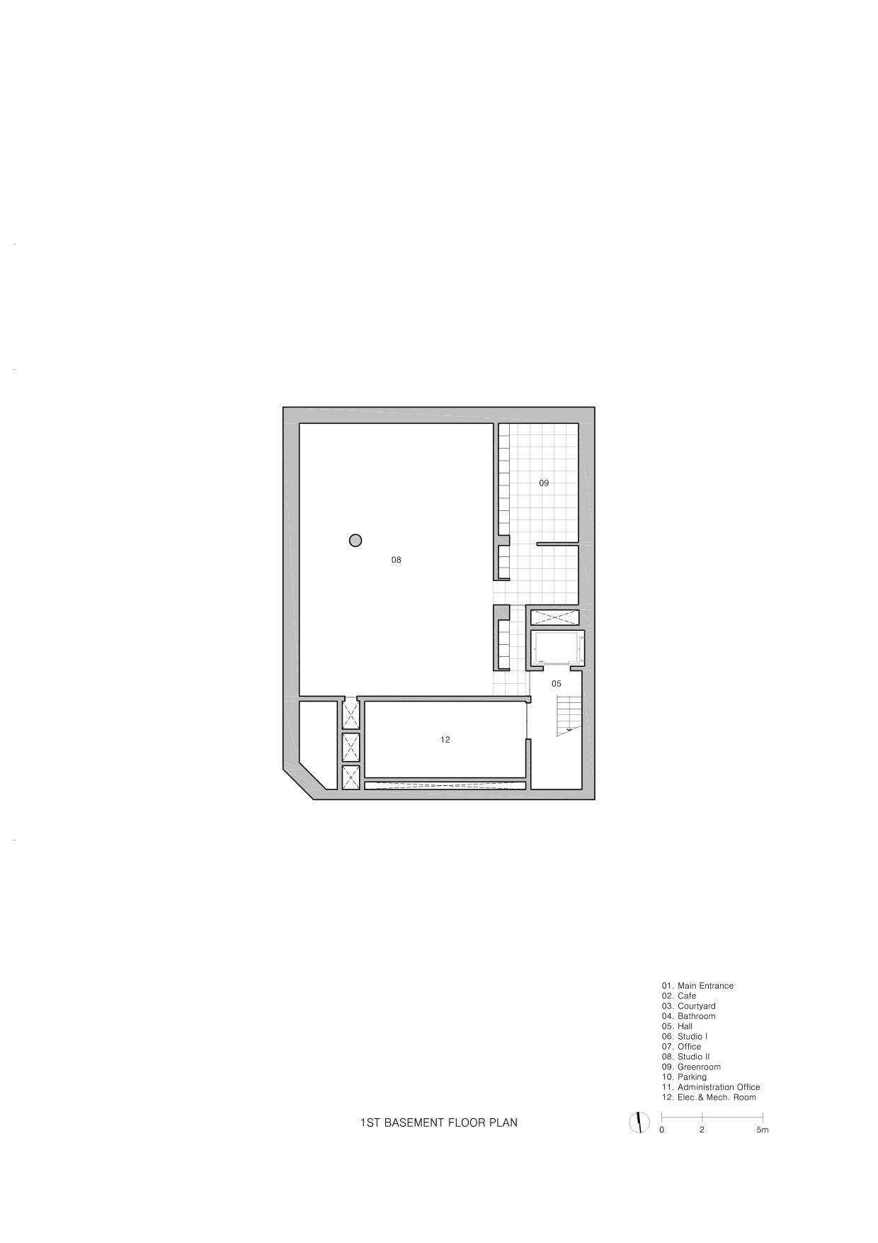 BIM建筑|Montage Hannam 电影工作室及总部 / stpmj BIM建筑|Montage Hannam 电影工作室及总部 / stpmj