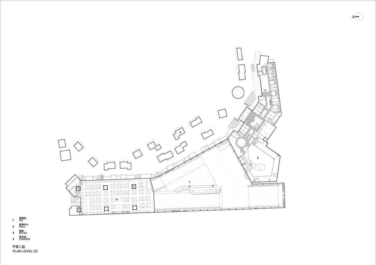 BIM建筑|武汉甘露山国际滑雪场 / CLOU 柯路建筑 BIM建筑|武汉甘露山国际滑雪场 / CLOU 柯路建筑