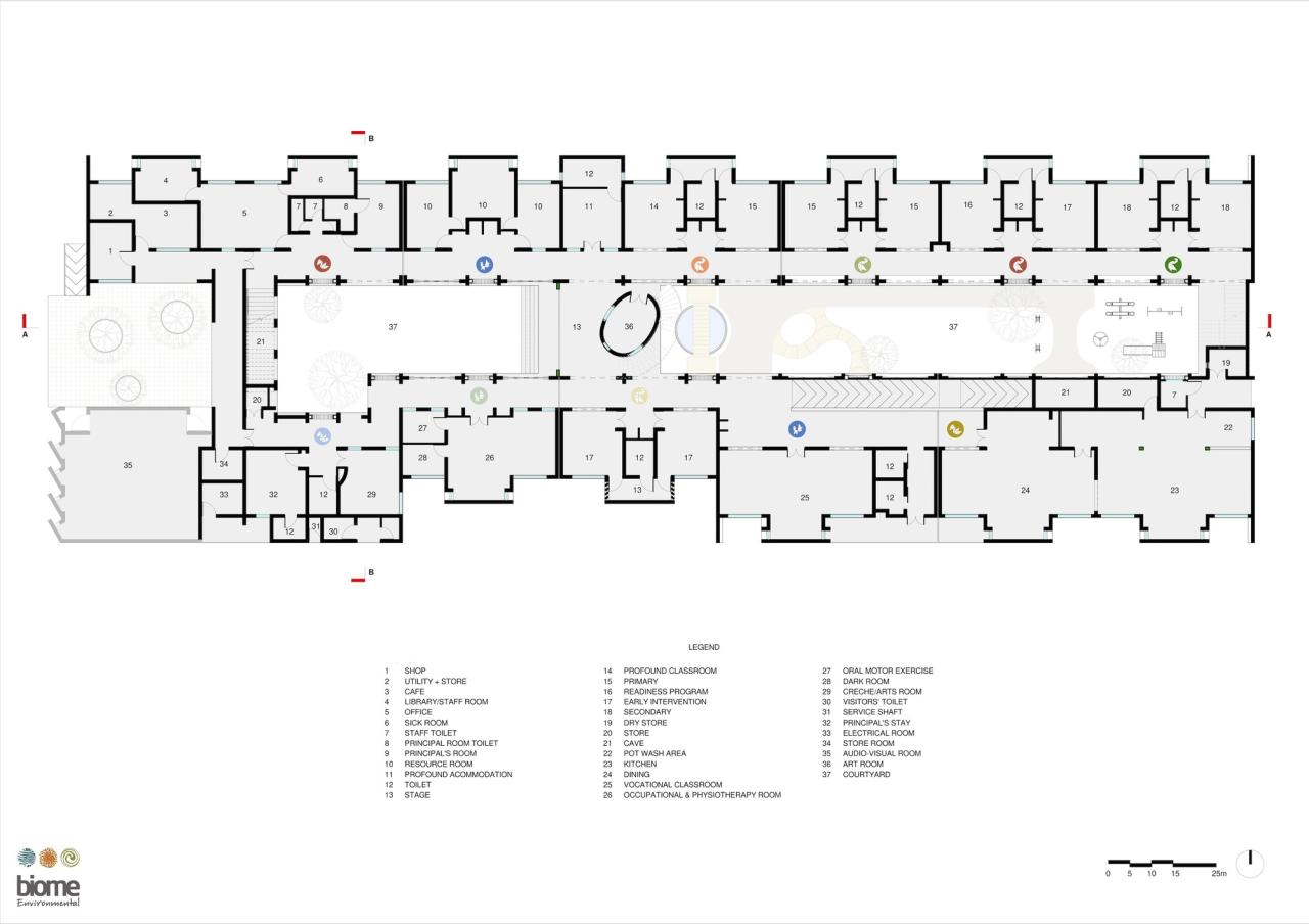 BIM建筑|Sai Kirupa 特殊学校 / Biome Environmental Solutions BIM建筑|Sai Kirupa 特殊学校 / Biome Environmental Solutions