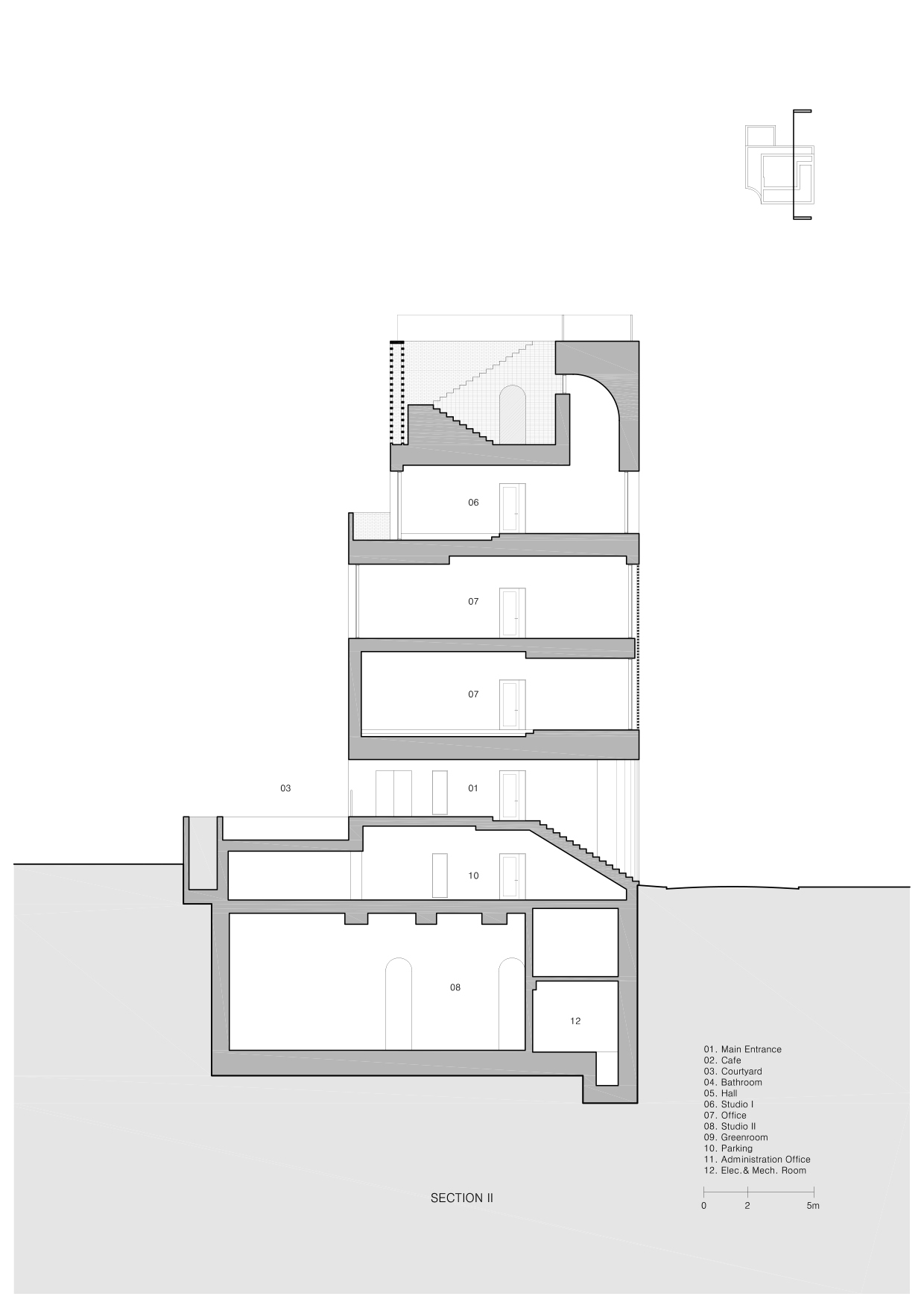 BIM建筑|Montage Hannam 电影工作室及总部 / stpmj BIM建筑|Montage Hannam 电影工作室及总部 / stpmj