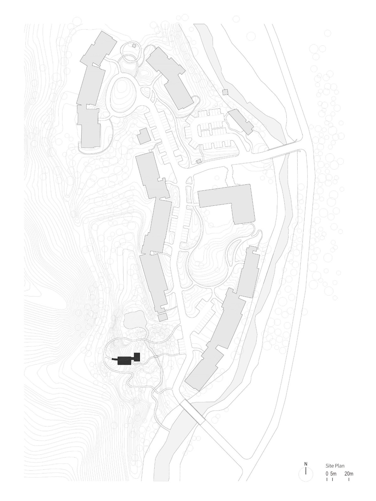 BIM建筑|雾灵山眼石汤泉,林中仪器 / 直向建筑 BIM建筑|雾灵山眼石汤泉,林中仪器 / 直向建筑