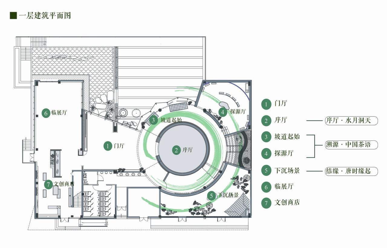 BIM建筑|芽叶的一生:碧螺春茶文化展示馆改造/ 中衡设计 BIM建筑|芽叶的一生:碧螺春茶文化展示馆改造/ 中衡设计