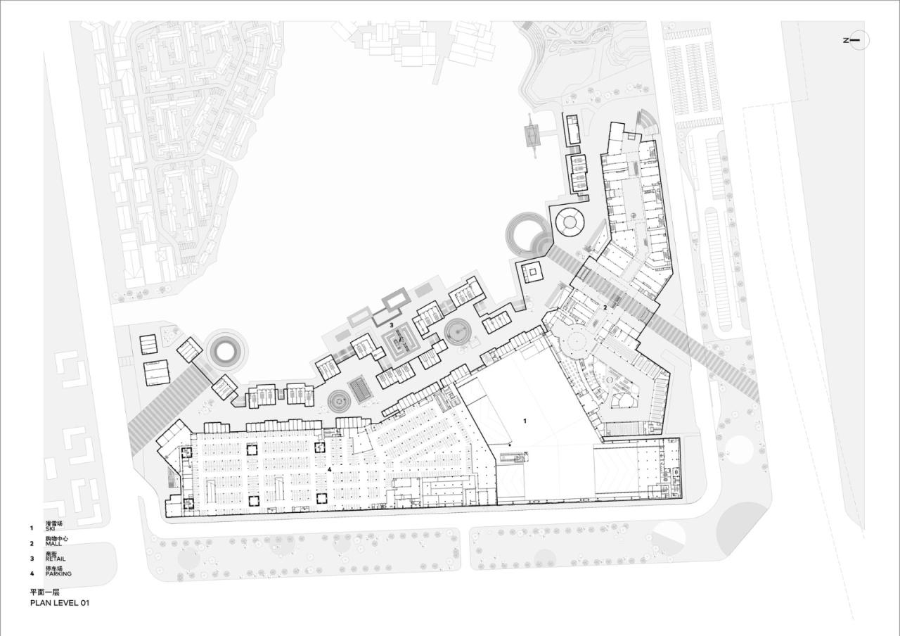 BIM建筑|武汉甘露山国际滑雪场 / CLOU 柯路建筑 BIM建筑|武汉甘露山国际滑雪场 / CLOU 柯路建筑