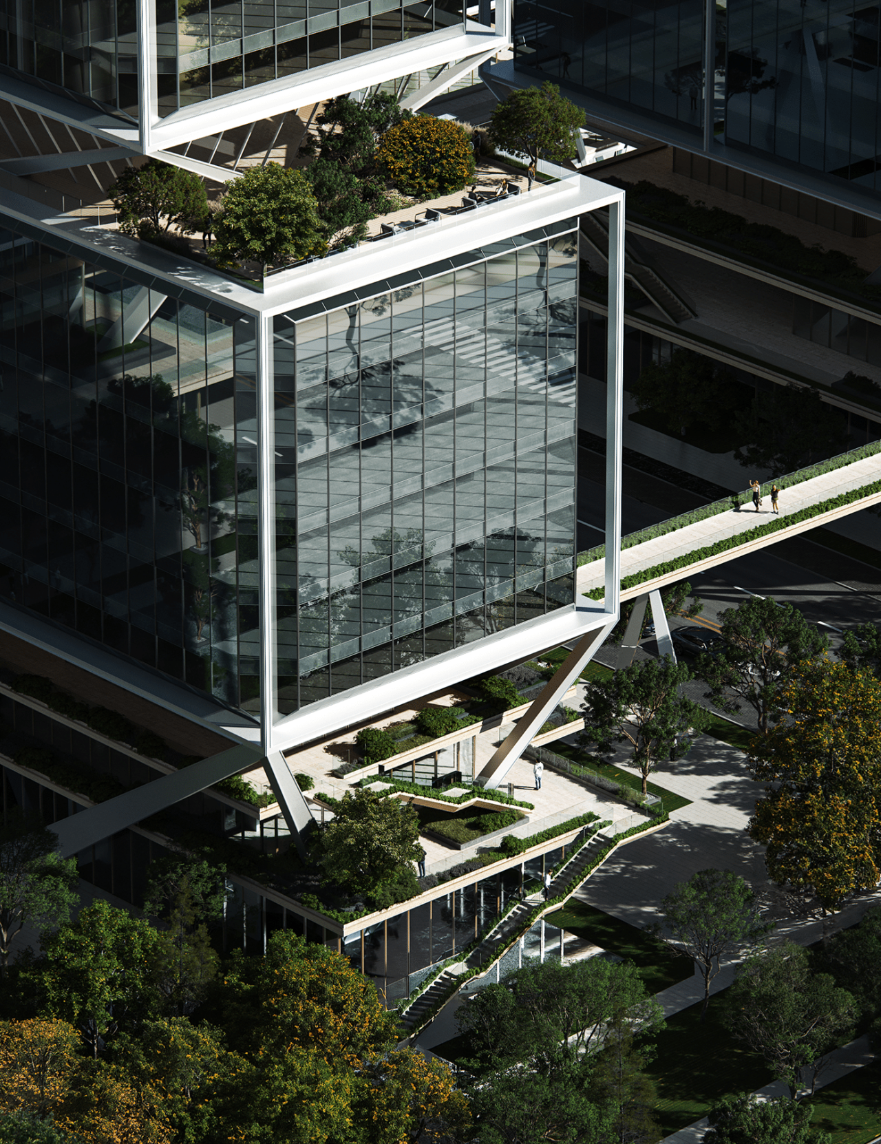 BIM建筑|武汉长江中心国际竞赛方案 / line+朱培栋关于城市坐标的双重思考 BIM建筑|武汉长江中心国际竞赛方案 / line+朱培栋关于城市坐标的双重思考