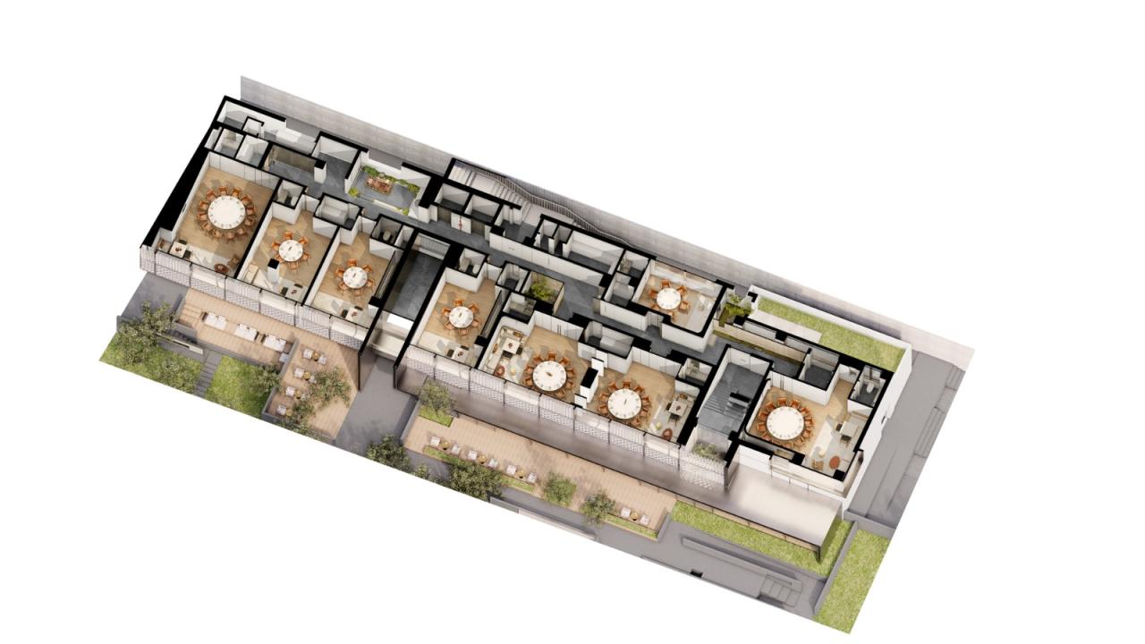 BIM建筑|南京鼓楼锦上 OCC 餐厅 / BUZZ 建筑事务所 BIM建筑|南京鼓楼锦上 OCC 餐厅 / BUZZ 建筑事务所