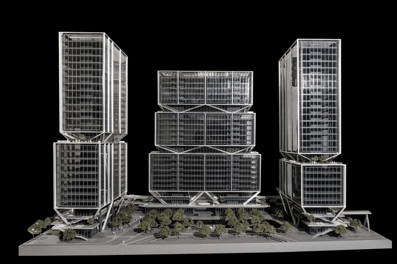 BIM建筑|武汉长江中心国际竞赛方案 / line+朱培栋关于城市坐标的双重思考 BIM建筑|武汉长江中心国际竞赛方案 / line+朱培栋关于城市坐标的双重思考