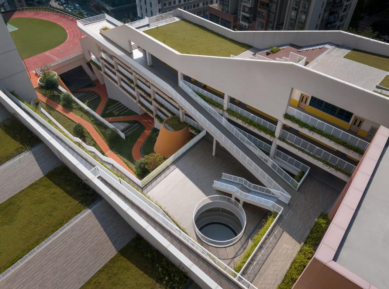BIM建筑|深圳市龙华区清泉外国语学校初中部 / 一境建筑设计 BIM建筑|深圳市龙华区清泉外国语学校初中部 / 一境建筑设计