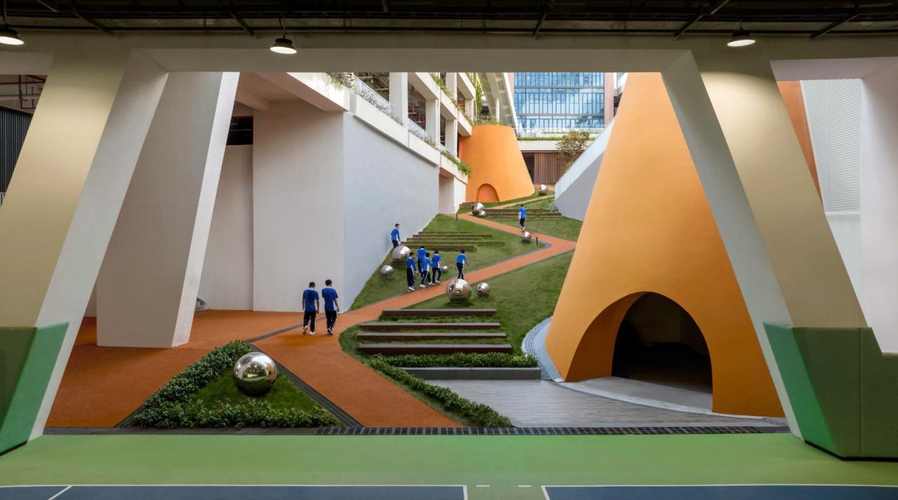 BIM建筑|深圳市龙华区清泉外国语学校初中部 / 一境建筑设计 BIM建筑|深圳市龙华区清泉外国语学校初中部 / 一境建筑设计