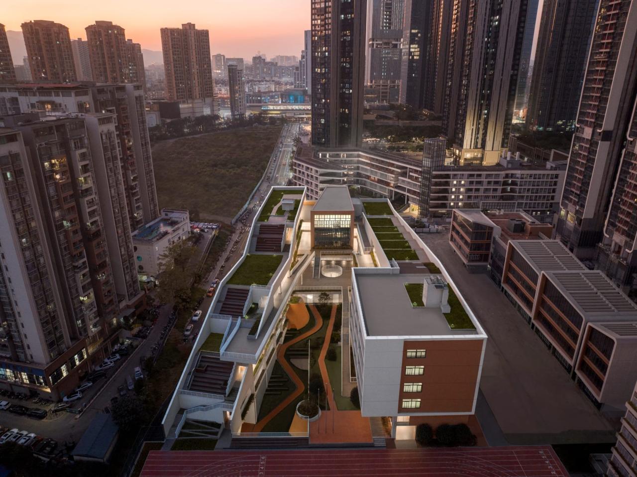 BIM建筑|深圳市龙华区清泉外国语学校初中部 / 一境建筑设计 BIM建筑|深圳市龙华区清泉外国语学校初中部 / 一境建筑设计