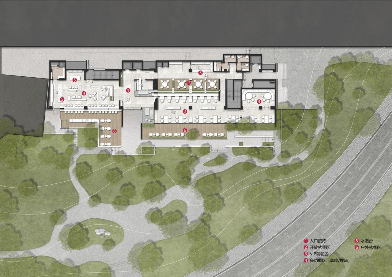 BIM建筑|南京鼓楼锦上 OCC 餐厅 / BUZZ 建筑事务所 BIM建筑|南京鼓楼锦上 OCC 餐厅 / BUZZ 建筑事务所