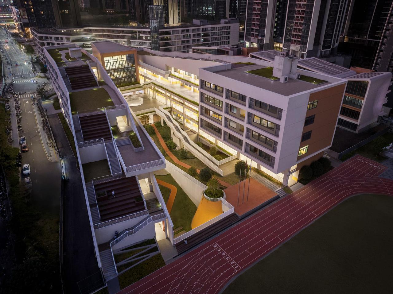 BIM建筑|深圳市龙华区清泉外国语学校初中部 / 一境建筑设计 BIM建筑|深圳市龙华区清泉外国语学校初中部 / 一境建筑设计