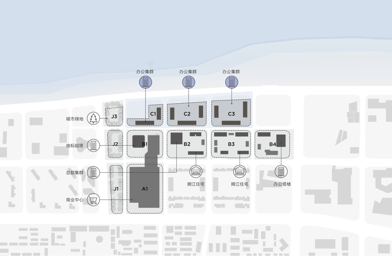 BIM建筑|武汉长江中心国际竞赛方案 / line+朱培栋关于城市坐标的双重思考 BIM建筑|武汉长江中心国际竞赛方案 / line+朱培栋关于城市坐标的双重思考