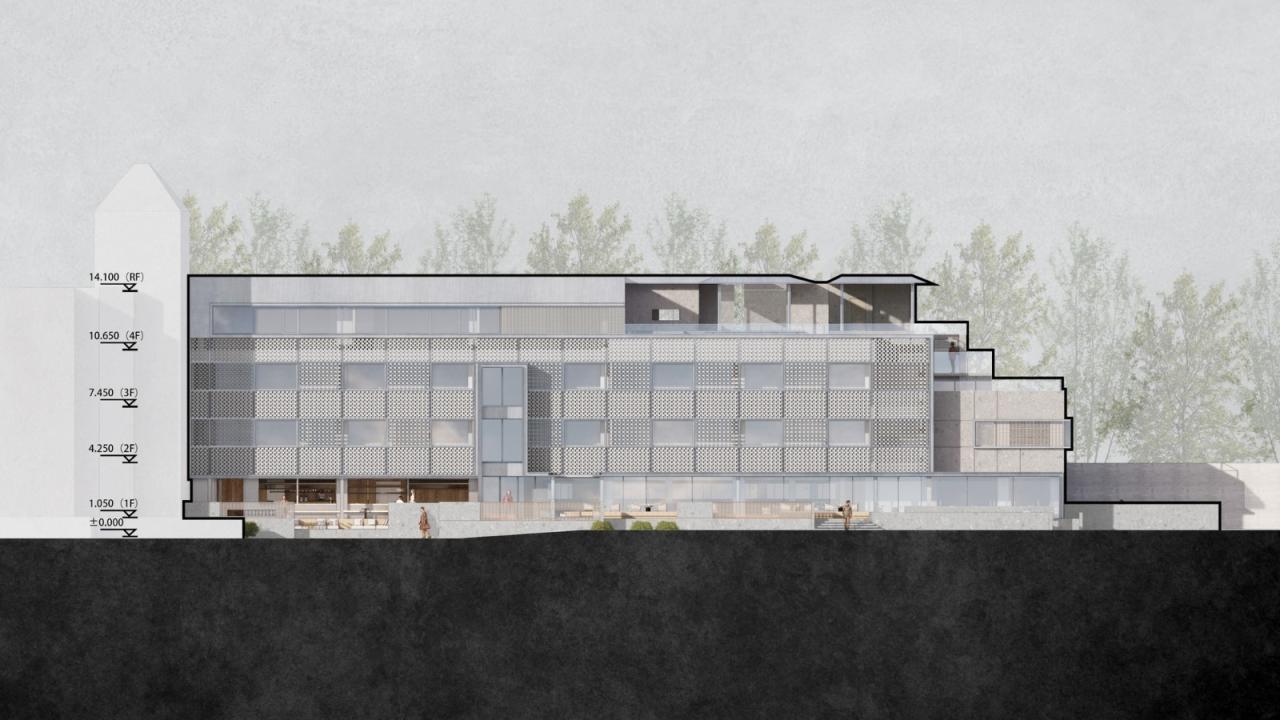 BIM建筑|南京鼓楼锦上 OCC 餐厅 / BUZZ 建筑事务所 BIM建筑|南京鼓楼锦上 OCC 餐厅 / BUZZ 建筑事务所