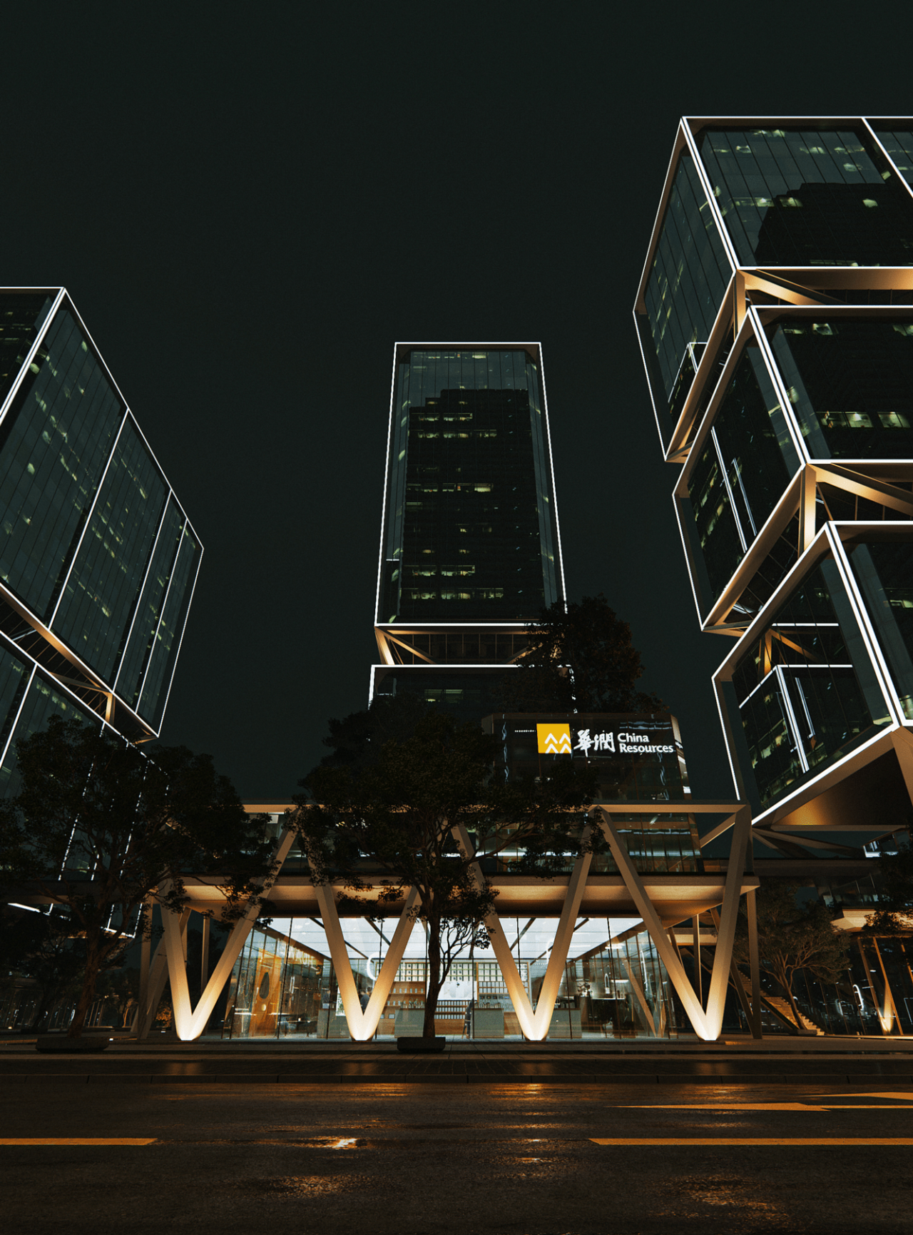 BIM建筑|武汉长江中心国际竞赛方案 / line+朱培栋关于城市坐标的双重思考 BIM建筑|武汉长江中心国际竞赛方案 / line+朱培栋关于城市坐标的双重思考