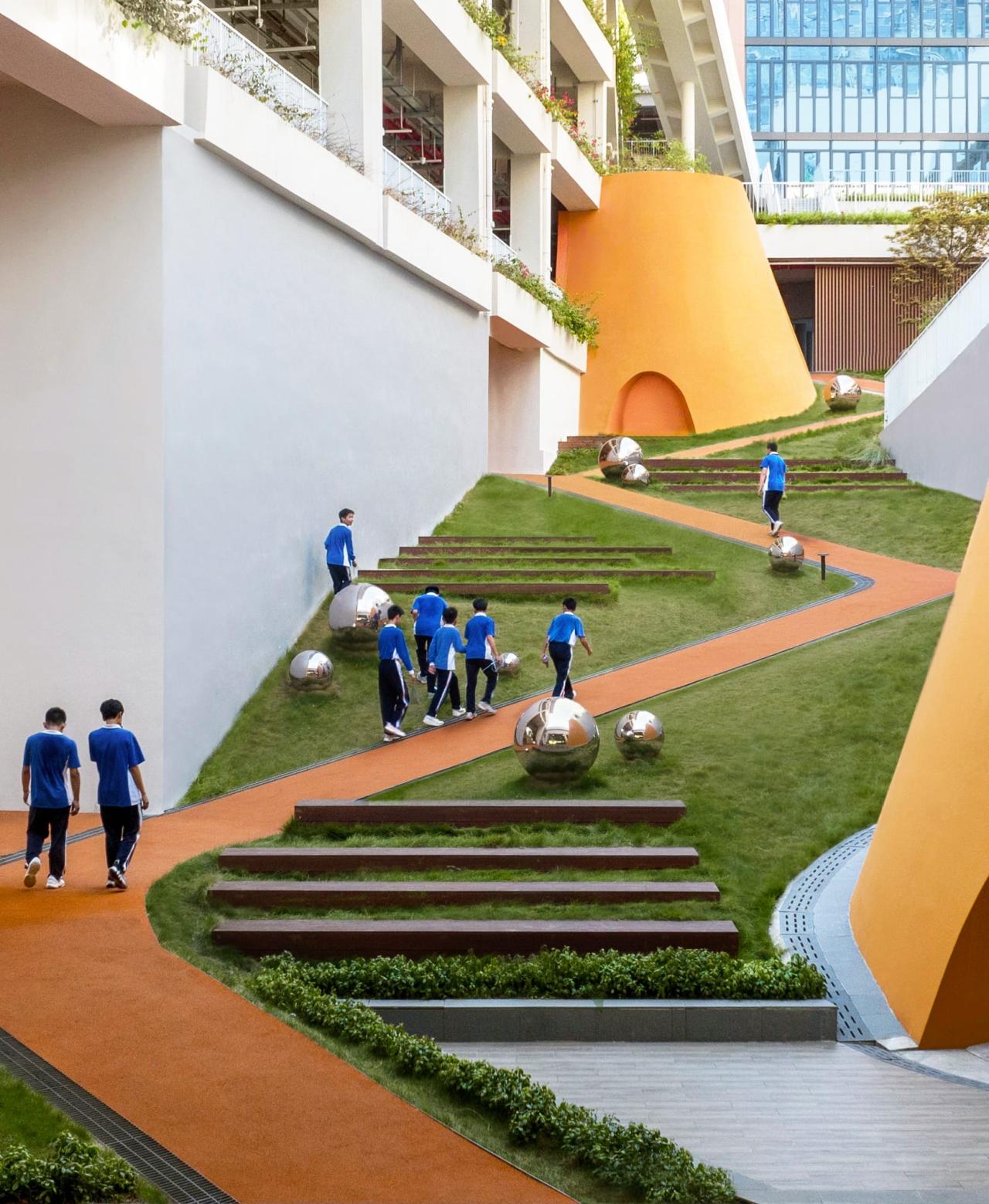 BIM建筑|深圳市龙华区清泉外国语学校初中部 / 一境建筑设计 BIM建筑|深圳市龙华区清泉外国语学校初中部 / 一境建筑设计