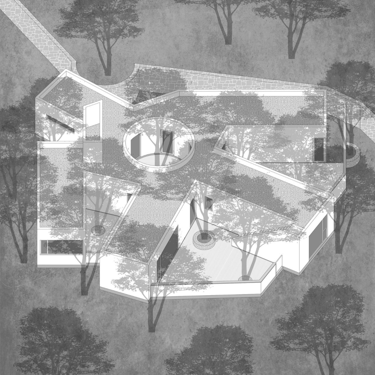 BIM建筑|龙眼树下的院子 / 在场建筑 BIM建筑|龙眼树下的院子 / 在场建筑