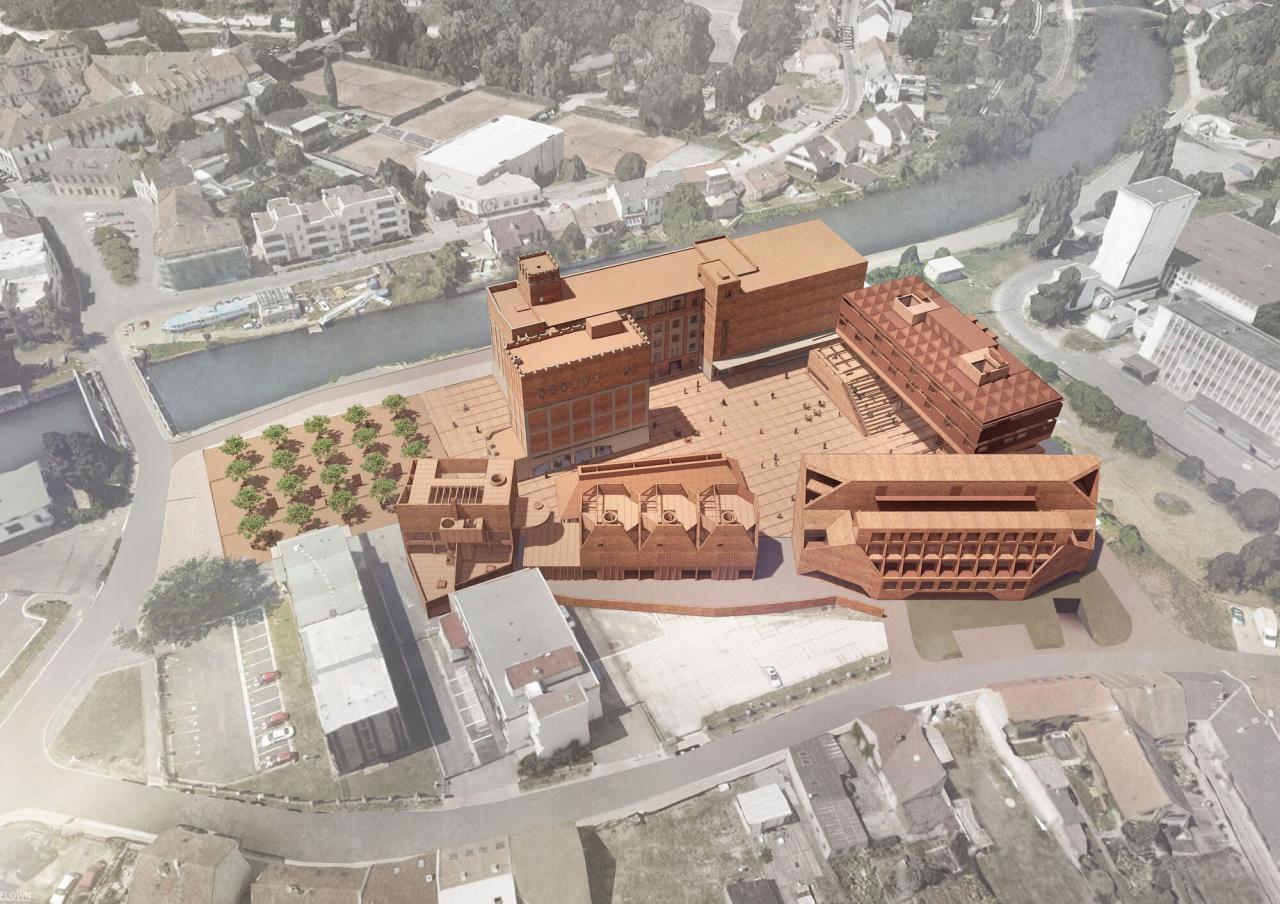 BIM建筑|帕尔杜比采 GAMPA、Sféra 建筑群与自动化工厂公共空间 / Šépka architekti BIM建筑|帕尔杜比采 GAMPA、Sféra 建筑群与自动化工厂公共空间 / Šépka architekti