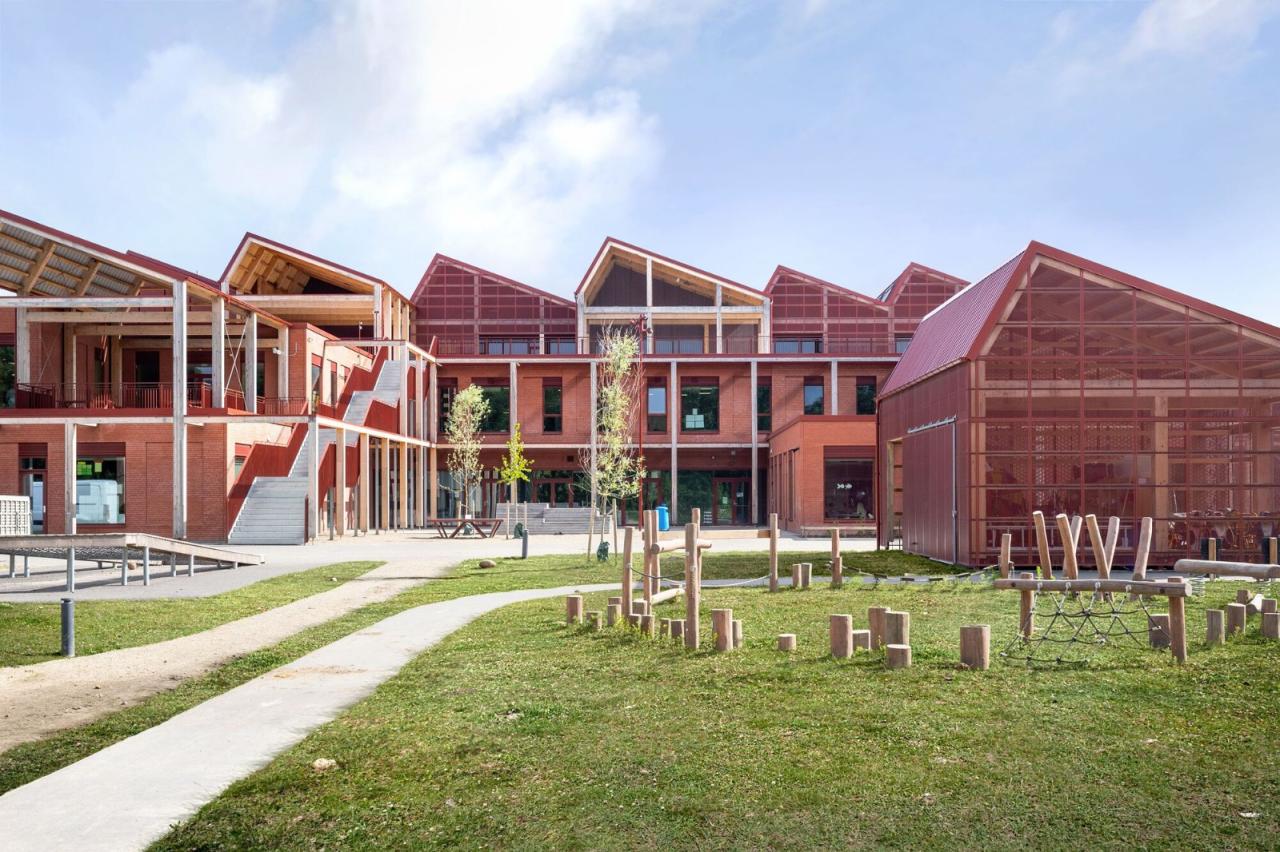 BIM建筑|Dybkær 学校 / Sweco Architects BIM建筑|Dybkær 学校 / Sweco Architects