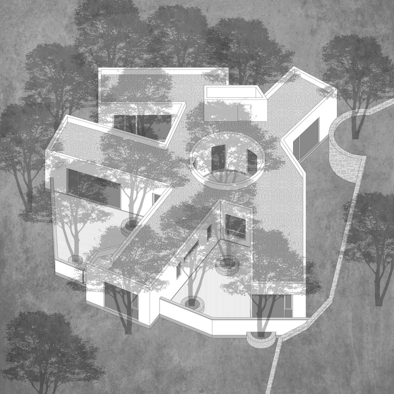 BIM建筑|龙眼树下的院子 / 在场建筑 BIM建筑|龙眼树下的院子 / 在场建筑