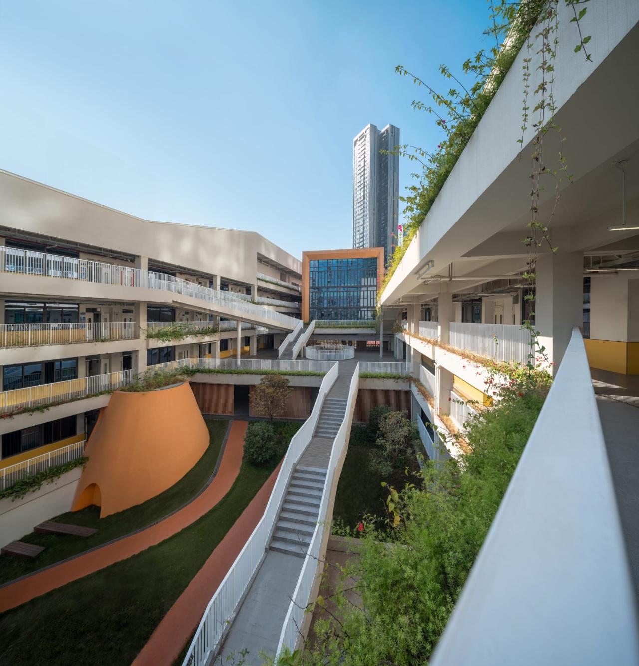 BIM建筑|深圳市龙华区清泉外国语学校初中部 / 一境建筑设计 BIM建筑|深圳市龙华区清泉外国语学校初中部 / 一境建筑设计