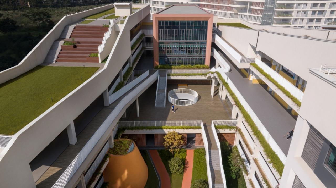 BIM建筑|深圳市龙华区清泉外国语学校初中部 / 一境建筑设计 BIM建筑|深圳市龙华区清泉外国语学校初中部 / 一境建筑设计