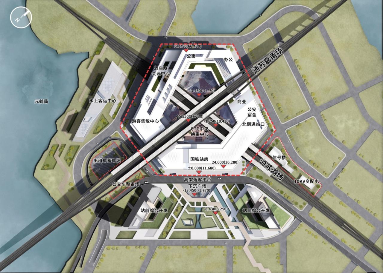 BIM建筑|苏州南站 / 筑境设计 BIM建筑|苏州南站 / 筑境设计