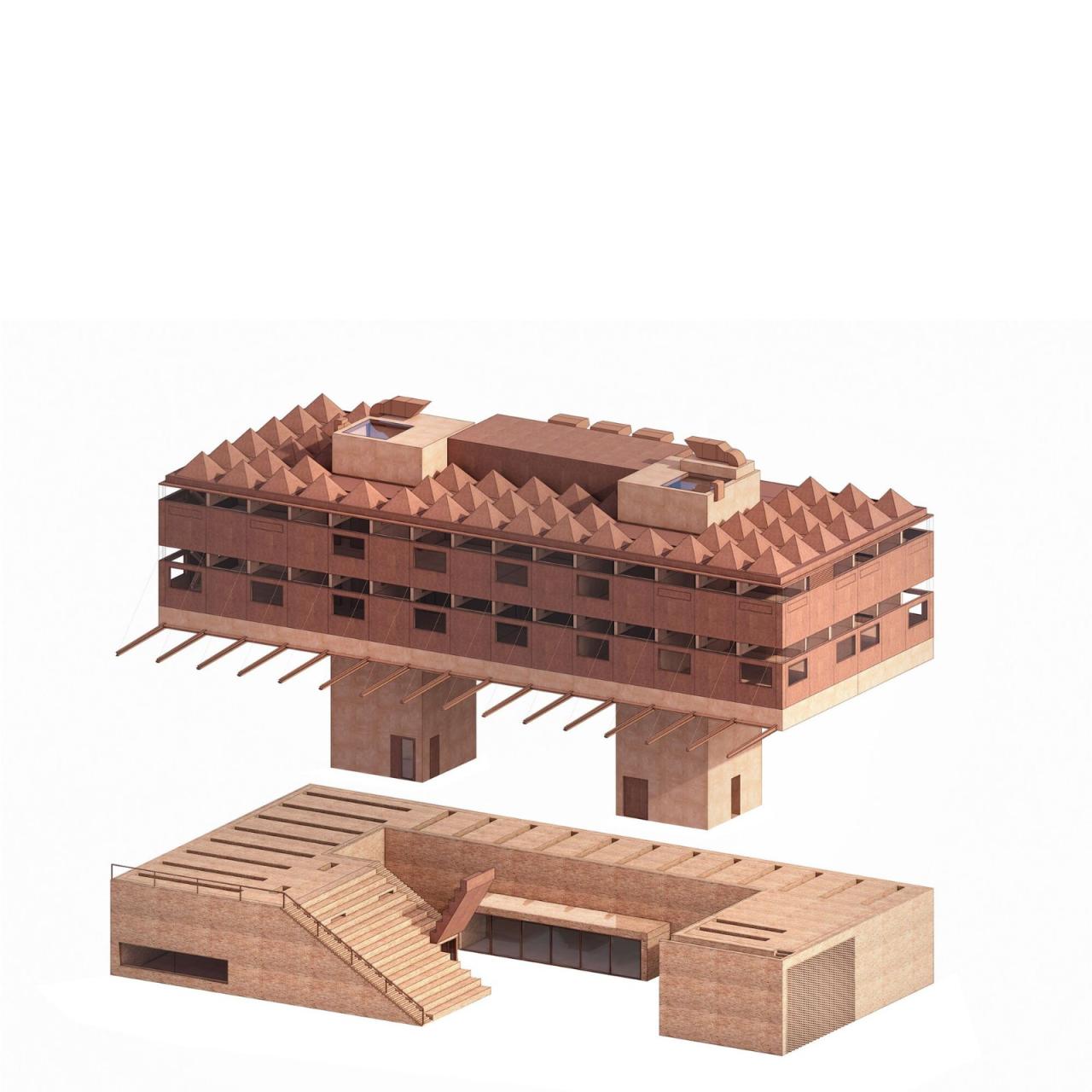 BIM建筑|帕尔杜比采 GAMPA、Sféra 建筑群与自动化工厂公共空间 / Šépka architekti BIM建筑|帕尔杜比采 GAMPA、Sféra 建筑群与自动化工厂公共空间 / Šépka architekti