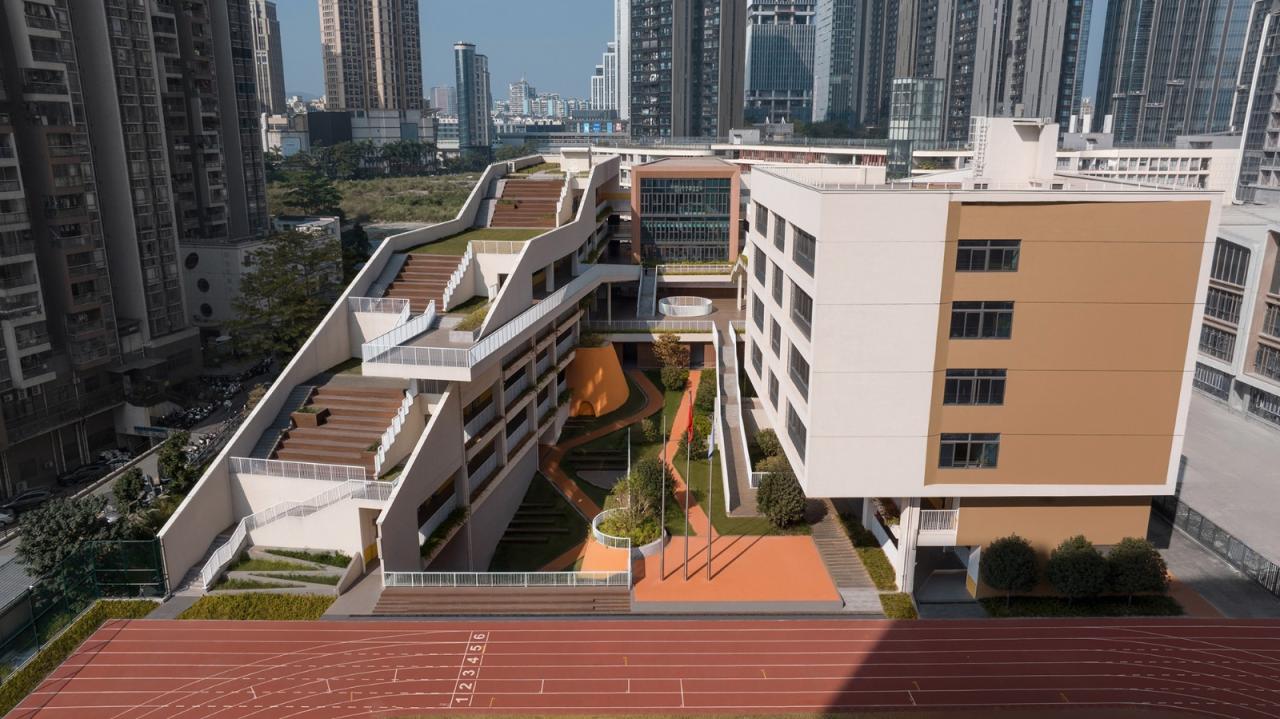 BIM建筑|深圳市龙华区清泉外国语学校初中部 / 一境建筑设计 BIM建筑|深圳市龙华区清泉外国语学校初中部 / 一境建筑设计