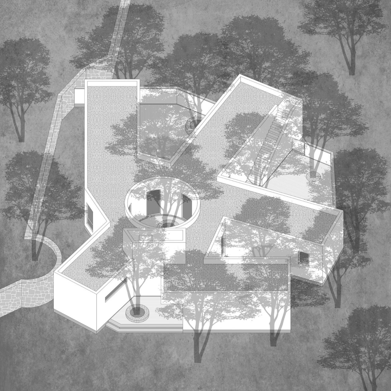 BIM建筑|龙眼树下的院子 / 在场建筑 BIM建筑|龙眼树下的院子 / 在场建筑