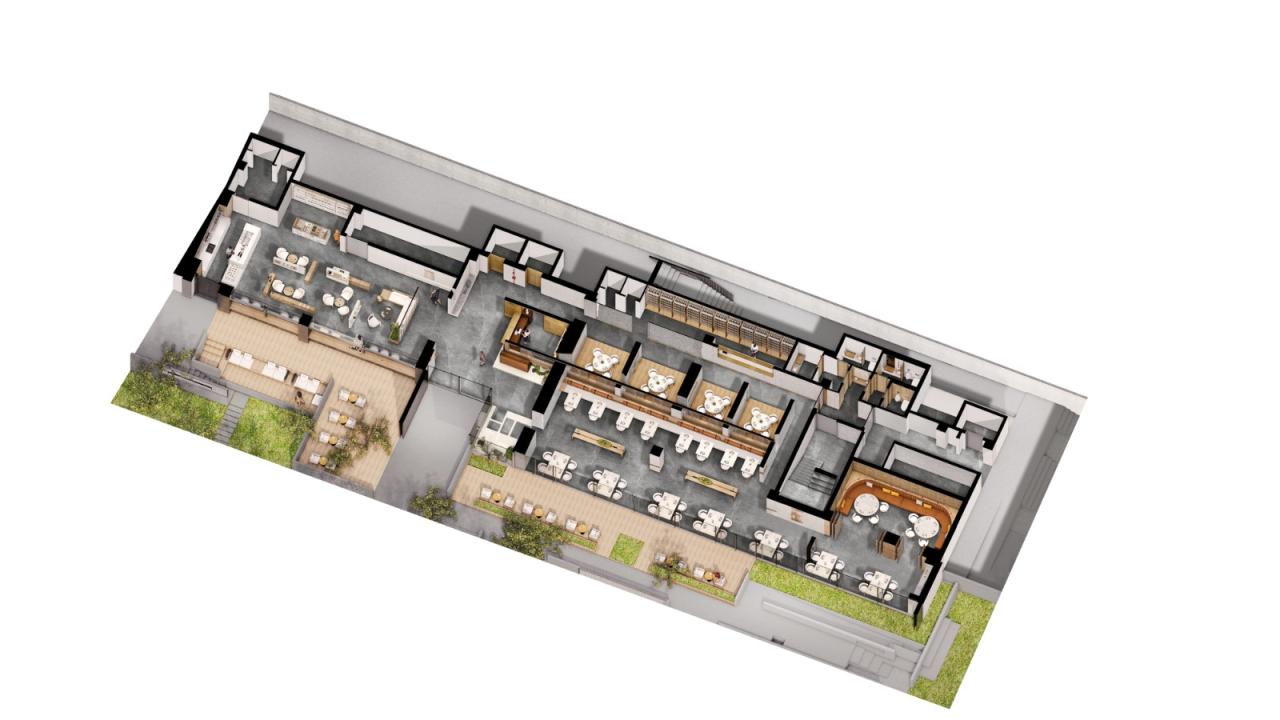 BIM建筑|南京鼓楼锦上 OCC 餐厅 / BUZZ 建筑事务所 BIM建筑|南京鼓楼锦上 OCC 餐厅 / BUZZ 建筑事务所