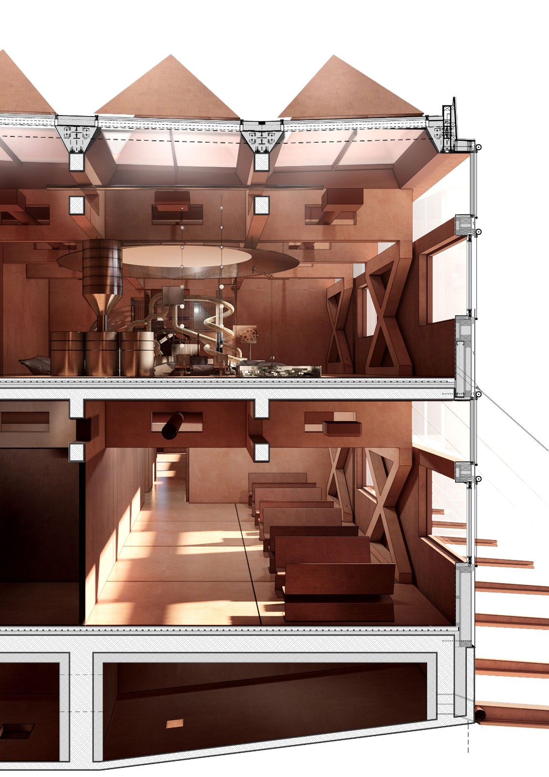 BIM建筑|帕尔杜比采 GAMPA、Sféra 建筑群与自动化工厂公共空间 / Šépka architekti BIM建筑|帕尔杜比采 GAMPA、Sféra 建筑群与自动化工厂公共空间 / Šépka architekti