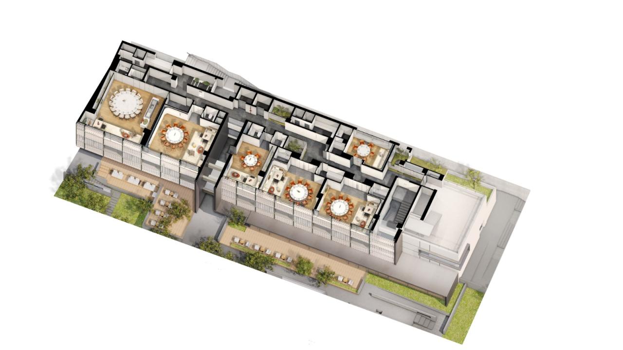 BIM建筑|南京鼓楼锦上 OCC 餐厅 / BUZZ 建筑事务所 BIM建筑|南京鼓楼锦上 OCC 餐厅 / BUZZ 建筑事务所