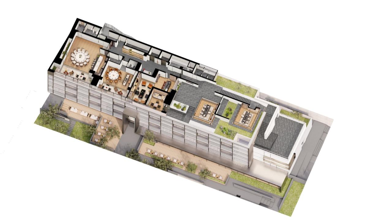 BIM建筑|南京鼓楼锦上 OCC 餐厅 / BUZZ 建筑事务所 BIM建筑|南京鼓楼锦上 OCC 餐厅 / BUZZ 建筑事务所