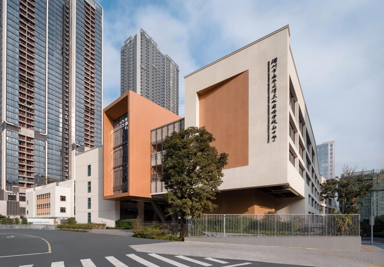 BIM建筑|深圳市龙华区清泉外国语学校初中部 / 一境建筑设计 BIM建筑|深圳市龙华区清泉外国语学校初中部 / 一境建筑设计