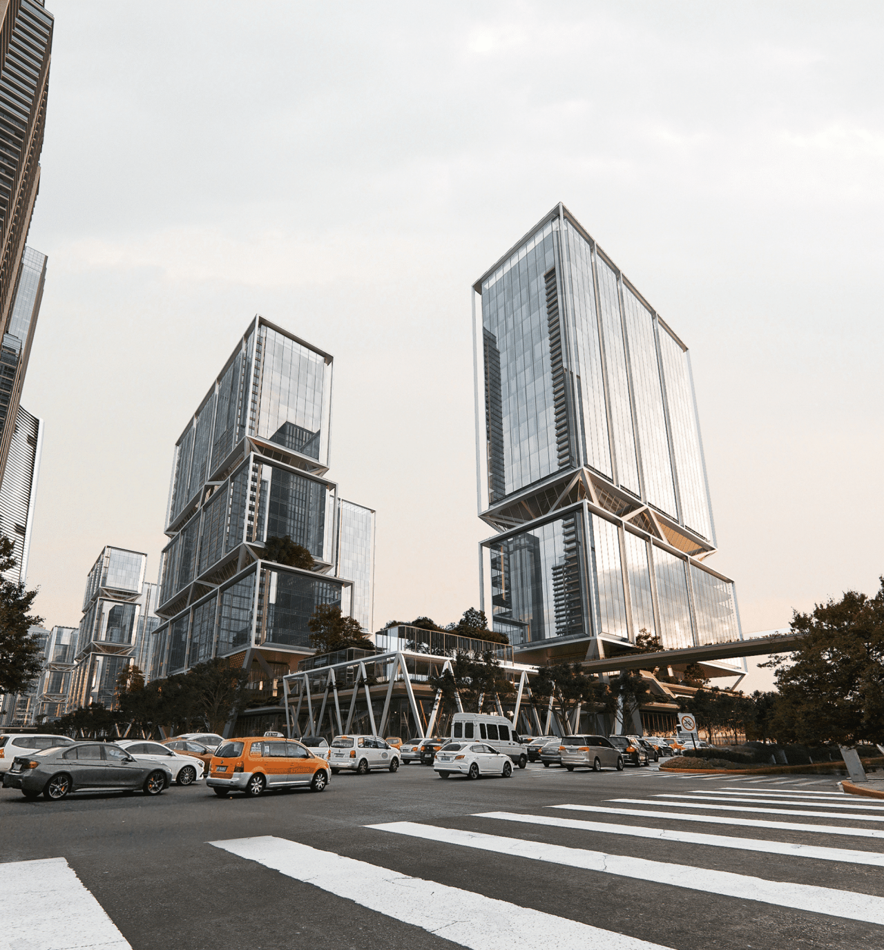 BIM建筑|武汉长江中心国际竞赛方案 / line+朱培栋关于城市坐标的双重思考 BIM建筑|武汉长江中心国际竞赛方案 / line+朱培栋关于城市坐标的双重思考