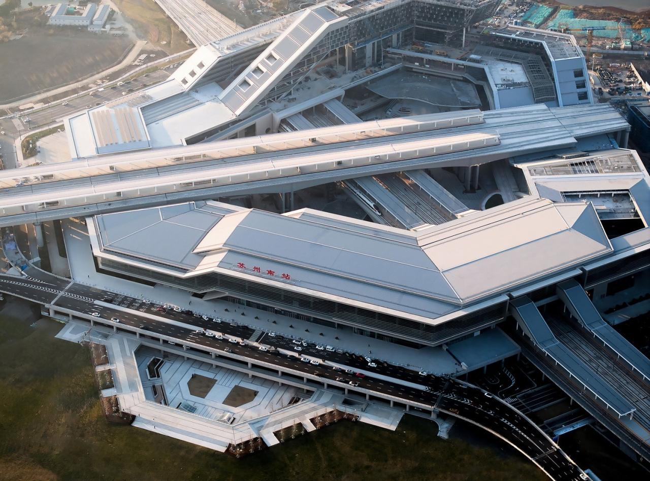 BIM建筑|苏州南站 / 筑境设计 BIM建筑|苏州南站 / 筑境设计