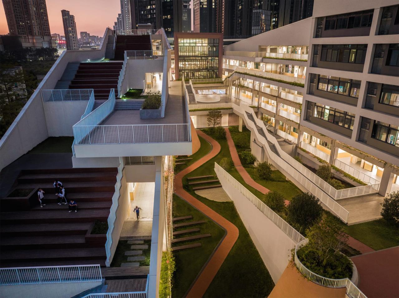 BIM建筑|深圳市龙华区清泉外国语学校初中部 / 一境建筑设计 BIM建筑|深圳市龙华区清泉外国语学校初中部 / 一境建筑设计