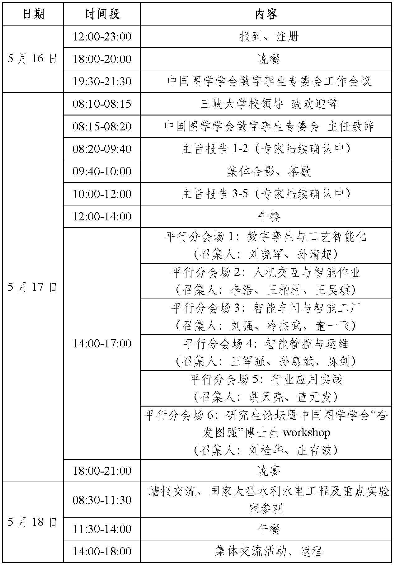 图学会|数字孪生前沿技术与应用模式高端论坛暨中国图学学会数字孪生专委会2025年学术年会通知(第二轮) 图学会|数字孪生前沿技术与应用模式高端论坛暨中国图学学会数字孪生专委会2025年学术年会通知(第二轮)